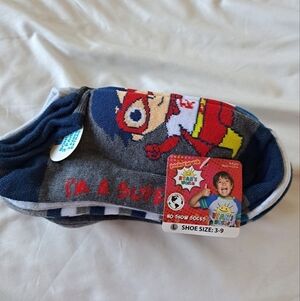 Ryan's World shoe size 3-9 NWT